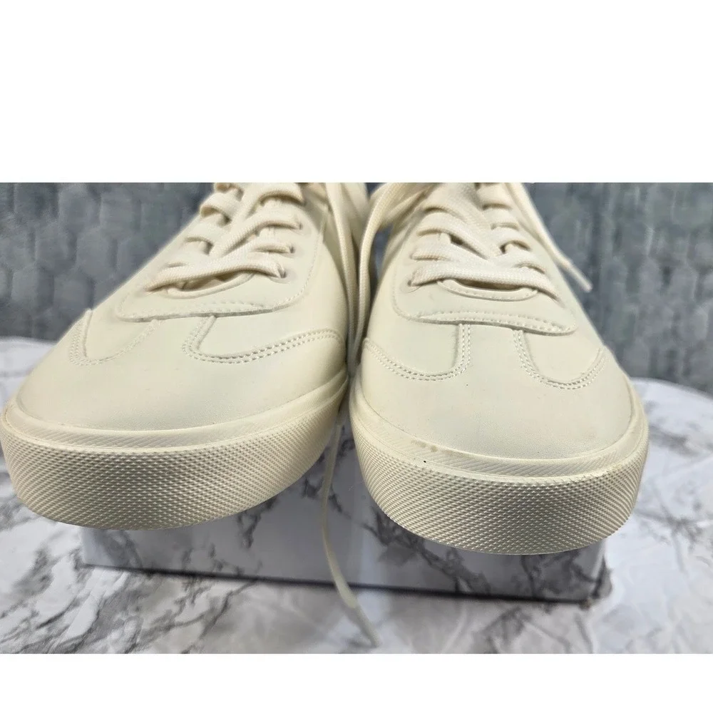 Tommy Hilfiger Mens‎ TMPANDORA2 Sneakers Off White Cream Low Top Shoes Size 9